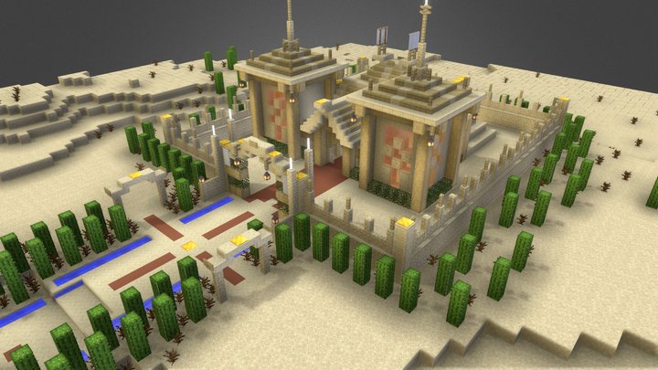 Minecraft Pyramid Revamp 3D Model