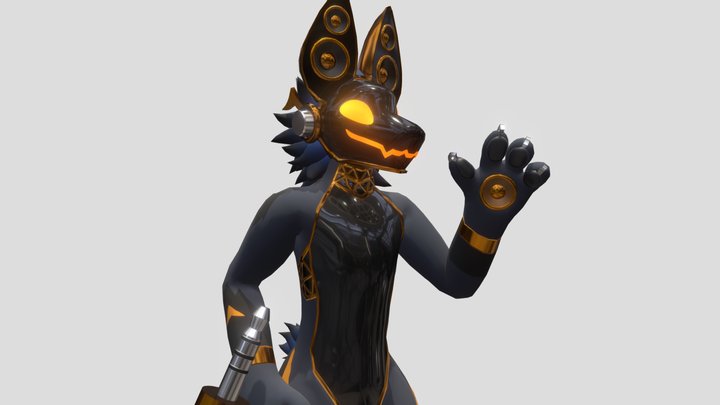 Screen Type Ampwave 3D Model