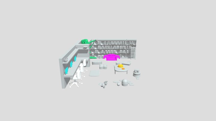library_test 3D Model