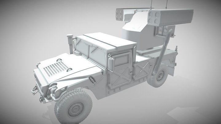 AN/TWQ-1A1 Avenger 3D Model