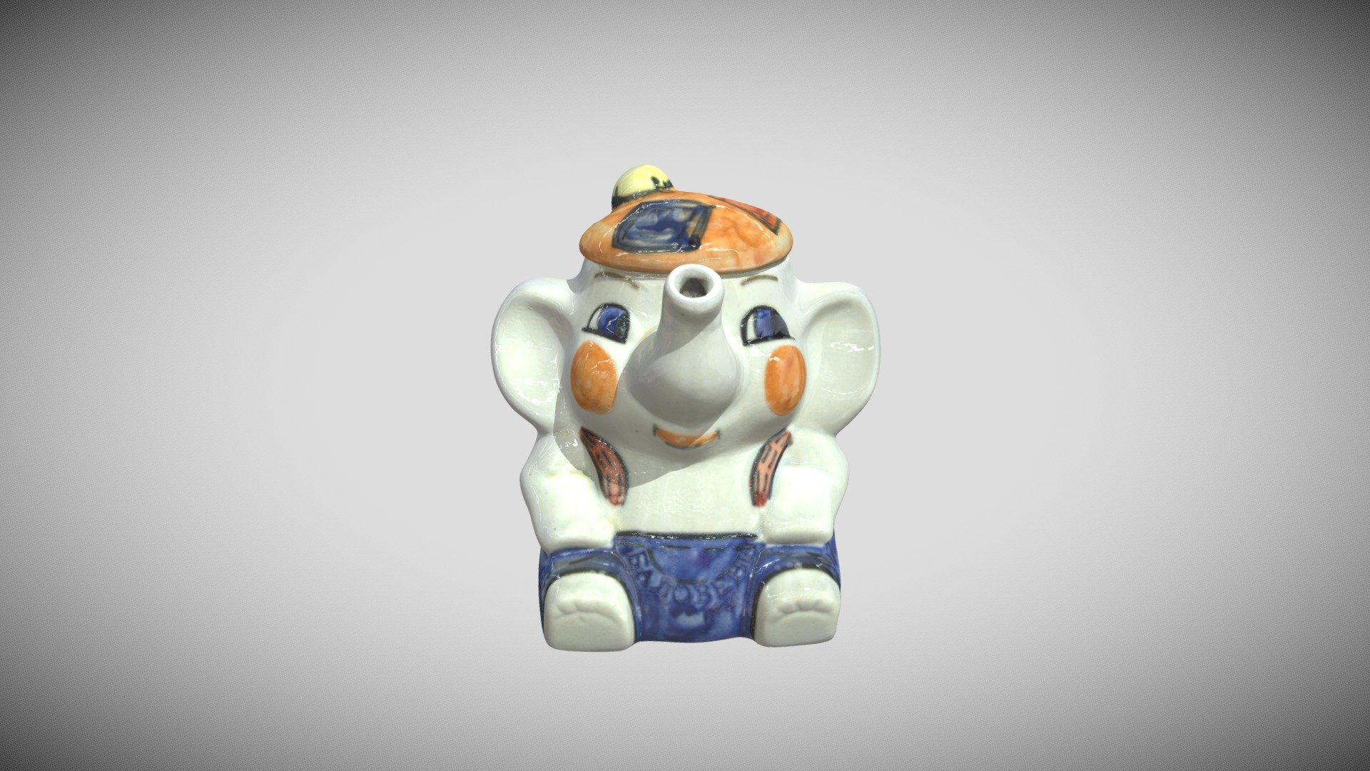 Ceramic Teapot Baby Elephant