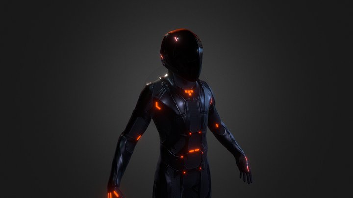 Rinzler-Tron:Legacy 3D Model