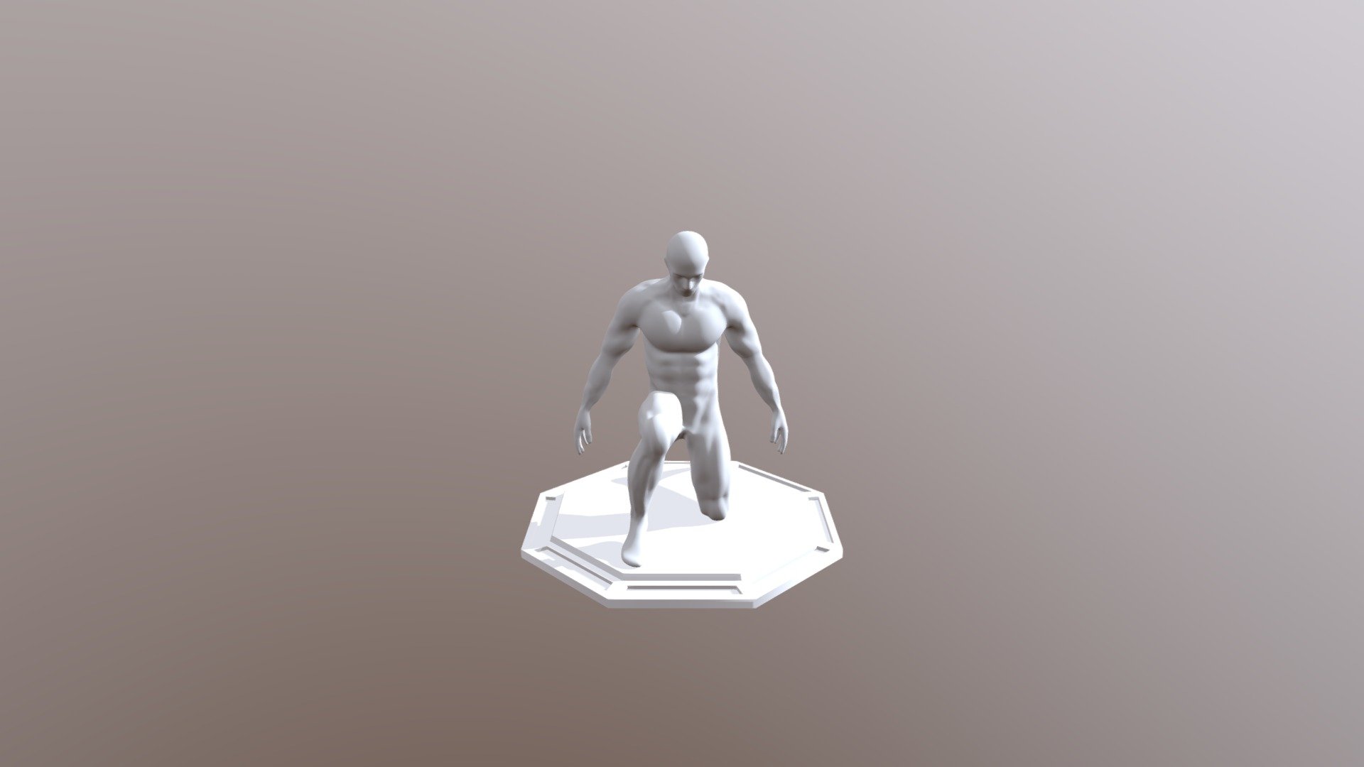 Kneeling Man