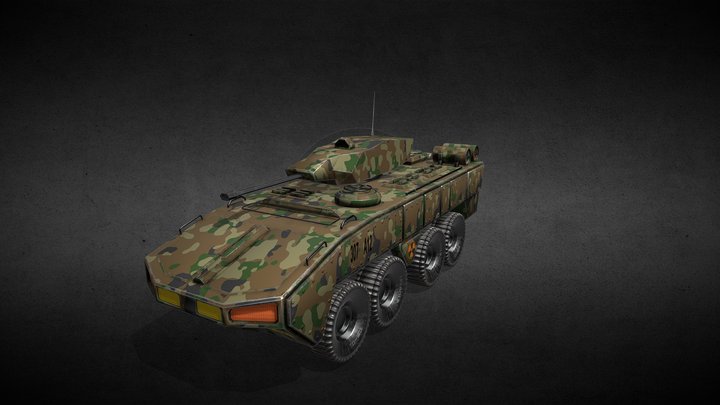 Badger_IFV_glb 3D Model