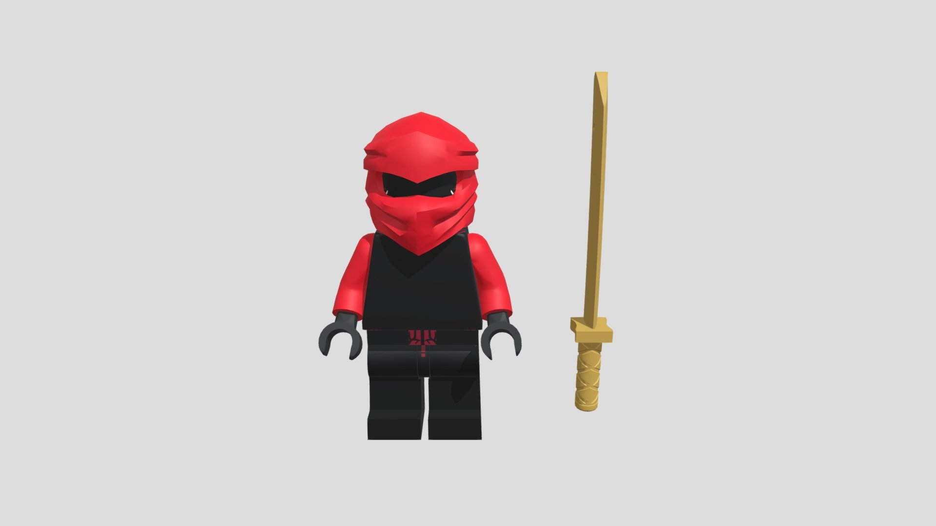 LEGO Ninjago Kai (Custom) - Download Free 3D model by lostXsoul