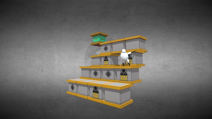 Climbing Lamb 3D Model