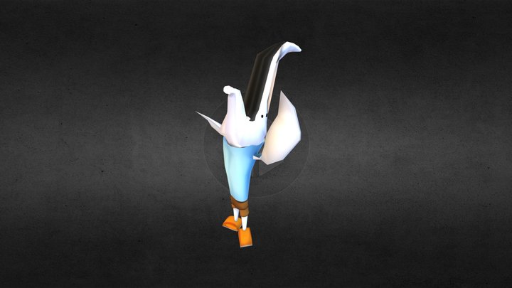 Garry the Garfish 3D Model