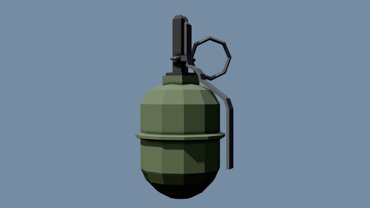 Low-Poly RGD-5 – Free 3D Model STL