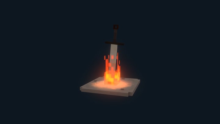 Dark Souls Bonfire 3D Model