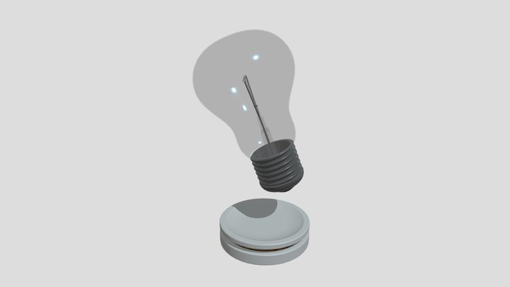 Lightbulb Binary 3D Model