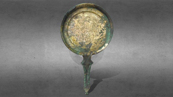 Espelho Etrusco - Etruscan Mirror 3D Model