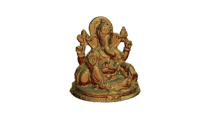 Lord Ganesha (low-poly style) 3D Model