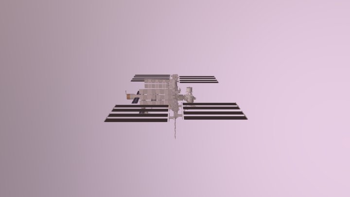 International Space Station 3D Model