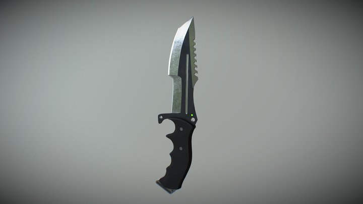 Huntsman Knife 3D Model