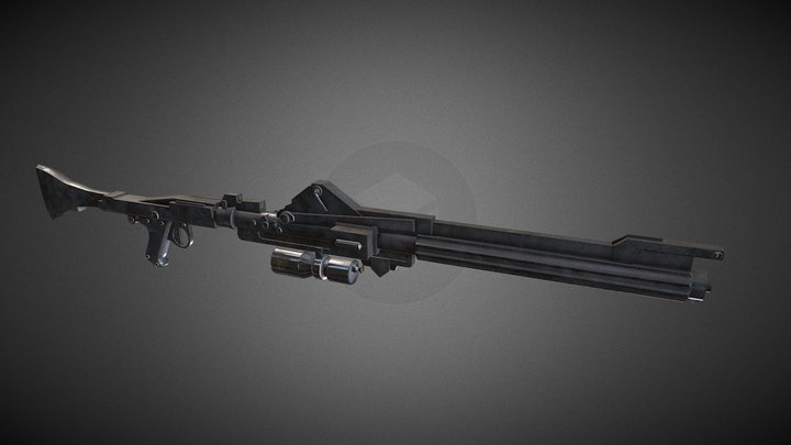 Star Wars DC-15a 3D Model