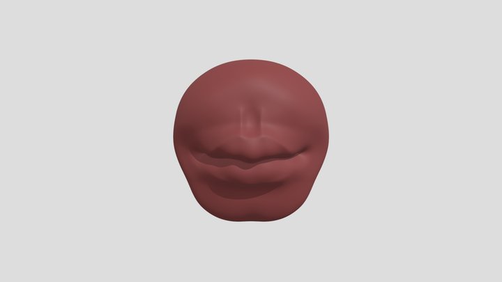 Lips Study 02 (Nomad) 3D Model