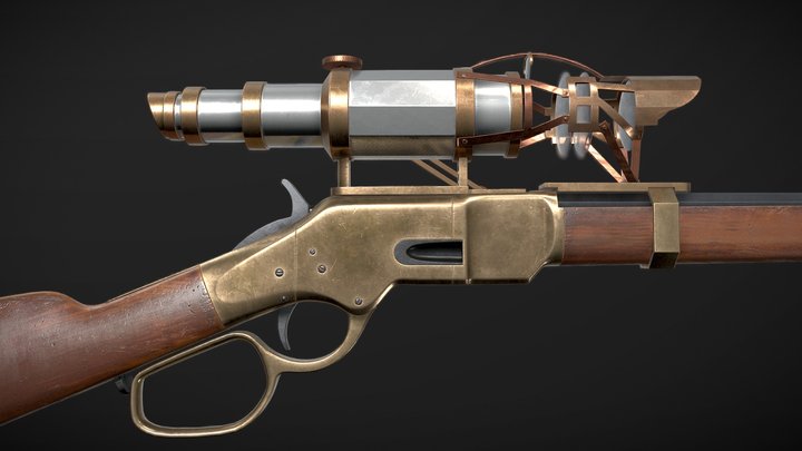 Winchester_M1866 3D Model