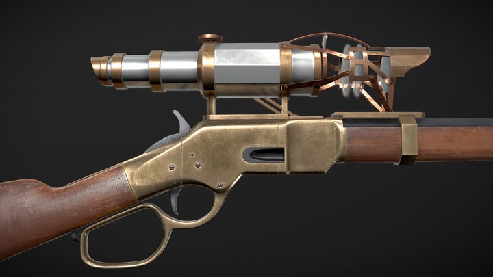 Winchester 1866 3D Model