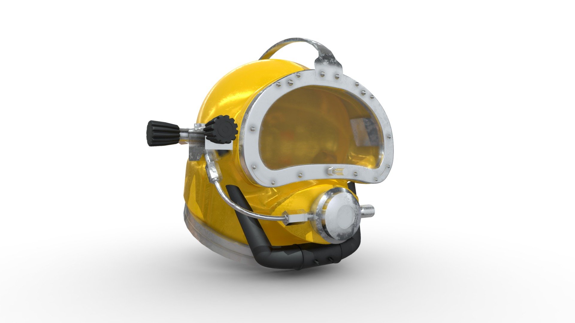 Diving helmet Download Free 3D model by Nadir Alishly (nadiralishly