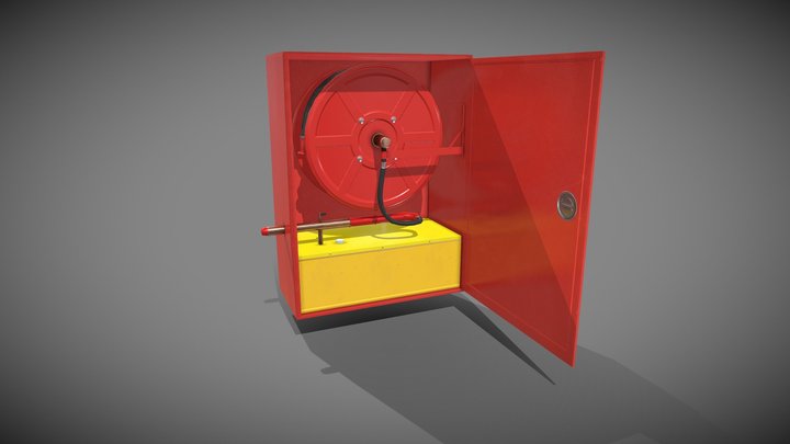 Fire Hose cabinet 3D Model
