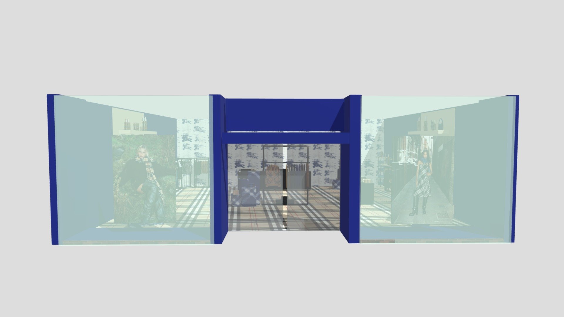 Luxury Retail Project: V. Raber - Burberry - Download Free 3D model by ...