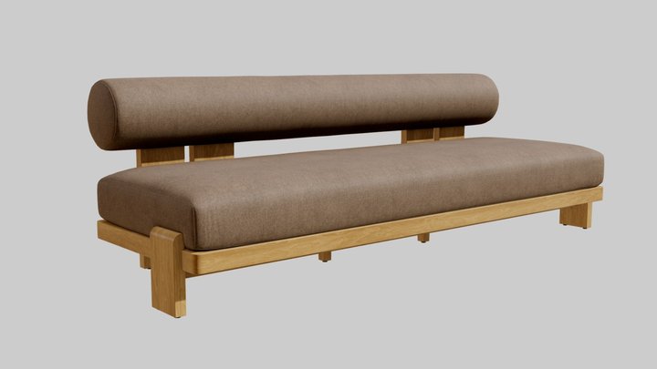 Restoration Hardware Vigo Sofa 3D Model