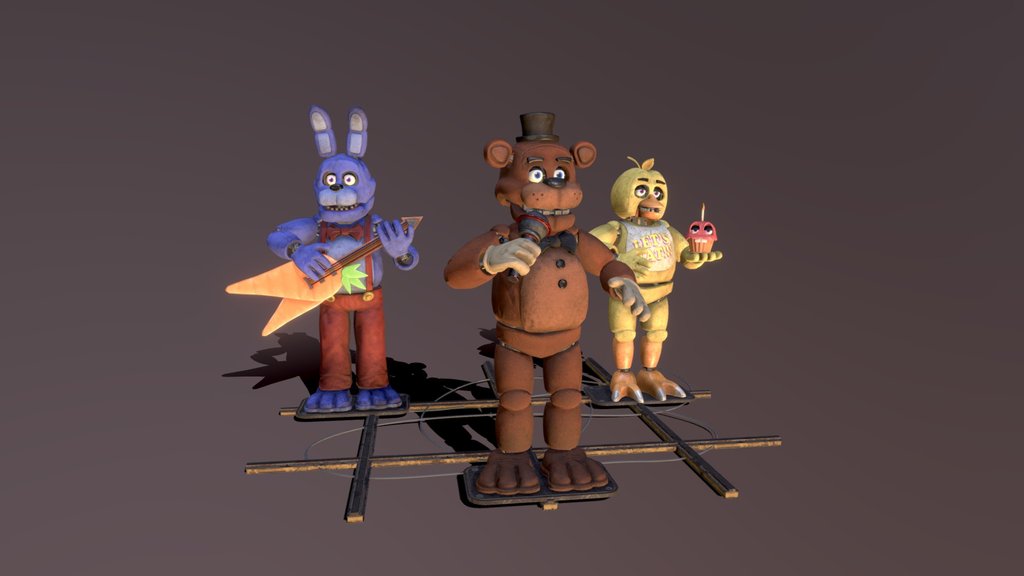 FNAF REWRITTEN Performance Animation and Models