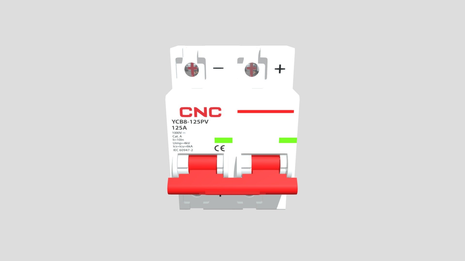 YCB8-125PV Photovoltaic DC MCB - 3D model by cncelectric [5074770 ...