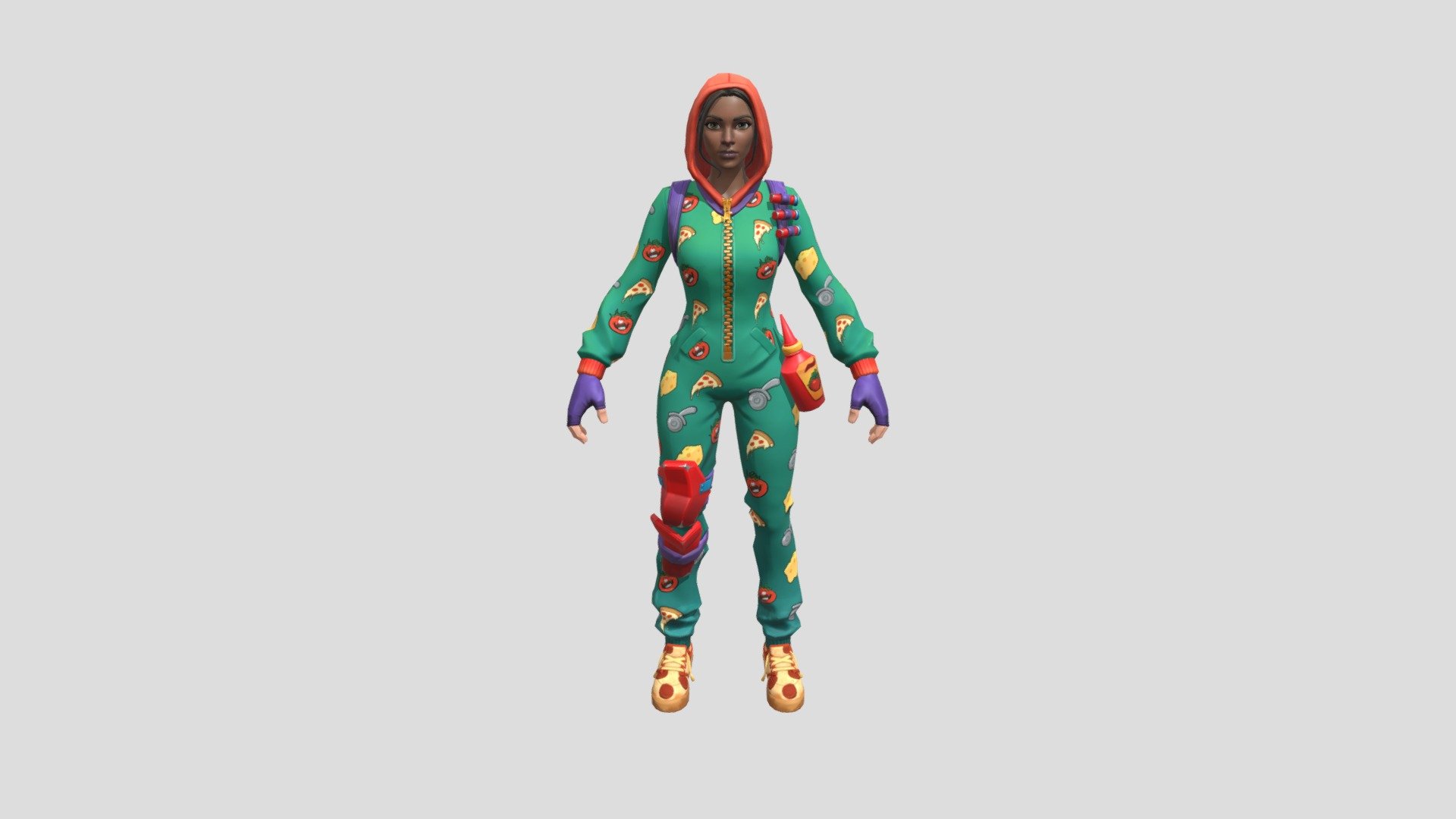 PJ Pepperoni - Download Free 3D model by TheSitthikorn (@TheSitthikorn)  [5074fe9]