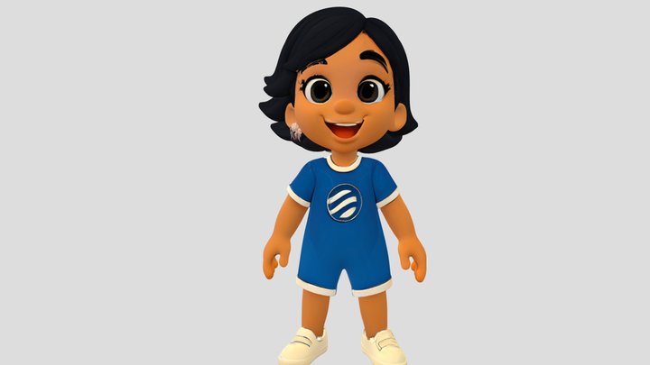 Chibi girl 3D Model