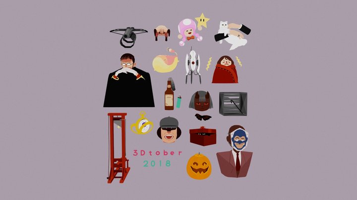 3Dtober Challenge 2018 3D Model