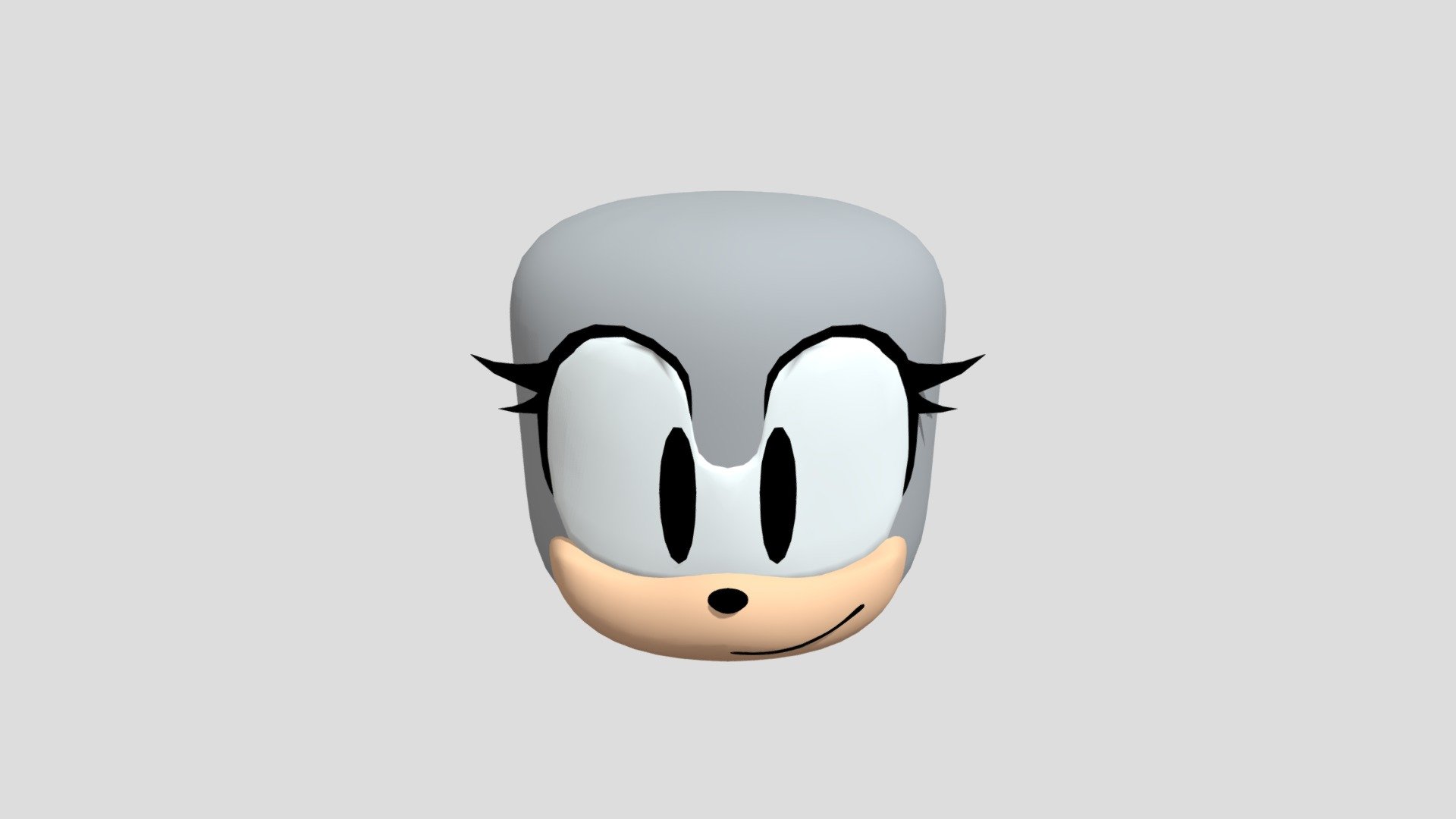 Roblox UGC Concept - Sonic Neutral Head (Female) - 3D model by ...
