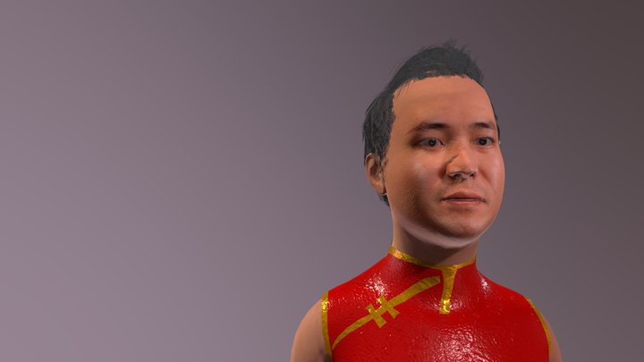 達聞西考古圖鑑 -西臟病發- 人物設計 (製作中) - 3D Model