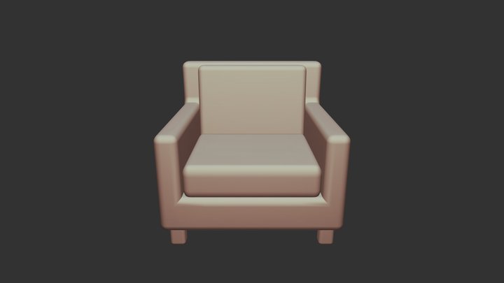 SofaChair 3D Model