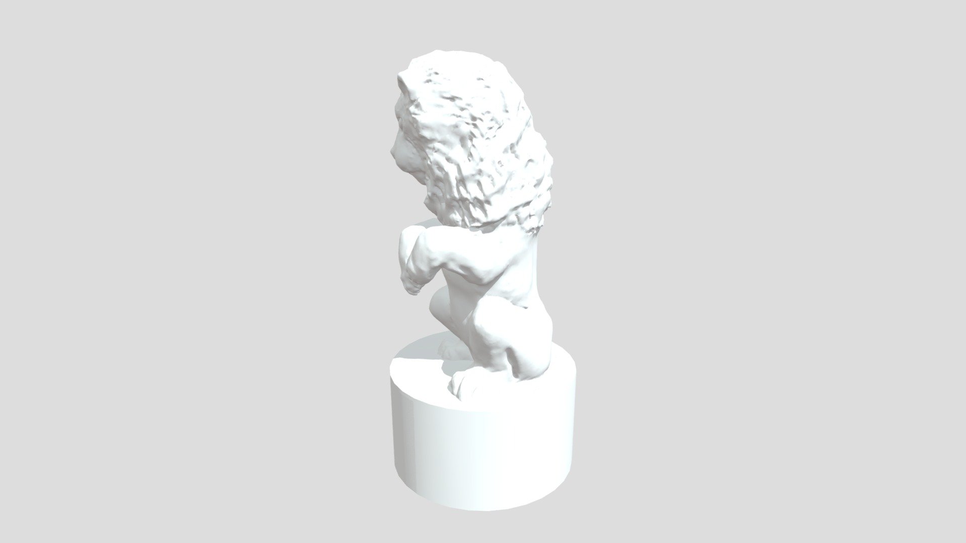 Rearing Lion 2 - 3D model by belazarbo [50776ab] - Sketchfab