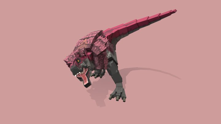 Tarbosaurus Bataar 3D Model