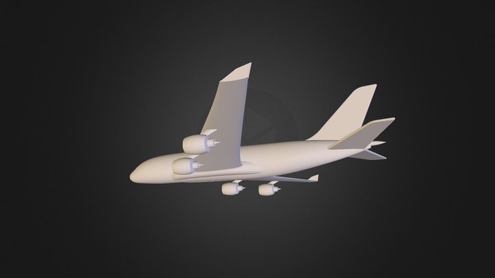 A380 3D Model