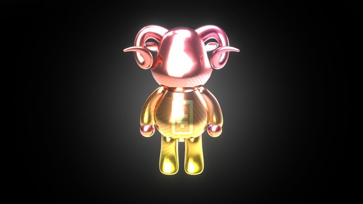 Peachy 3D Model