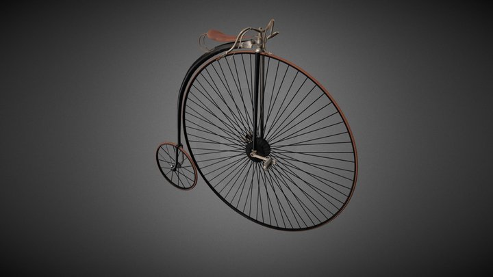 Pennyfarthest Bicycle 3D Model