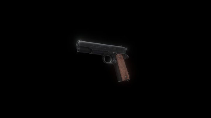 45 ACP Munição Modelo 3D - TurboSquid 1158765