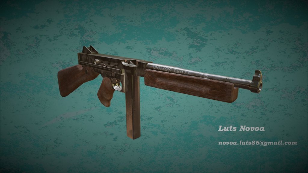 Thompson Submachine Gun- Luis Novoa