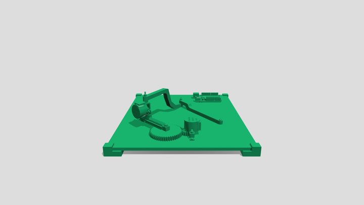 Ensamble Mecanismo 5 Barras 1.3 3D Model