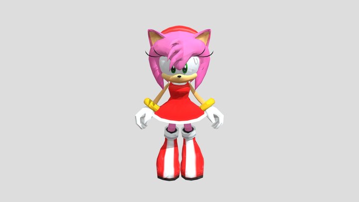 Amy Rose 3D Model