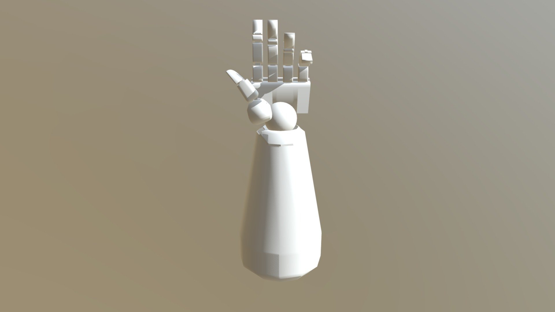 Bionic Arm Unwrapped 3D model by Spencer_Fennell [507d13f] Sketchfab