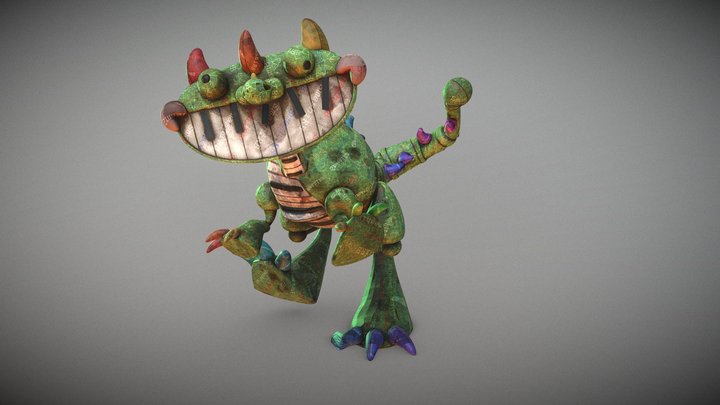 Pianosaurus | Poppy Playtime Chapter 4 3D Model