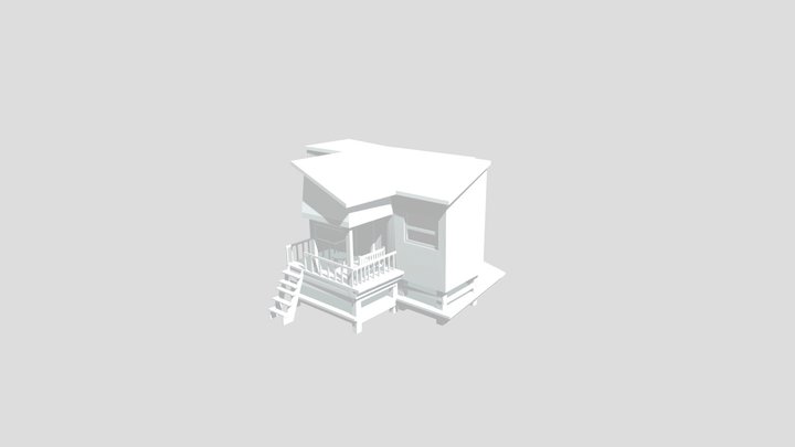 Eco House - House model 3D Model