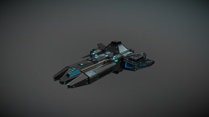 Spaceship 3D Model 3D Model