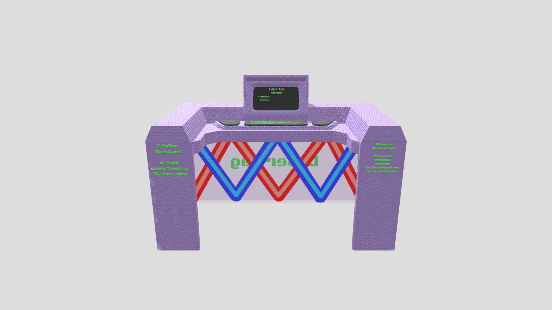 LaserTag Signup Kiosk