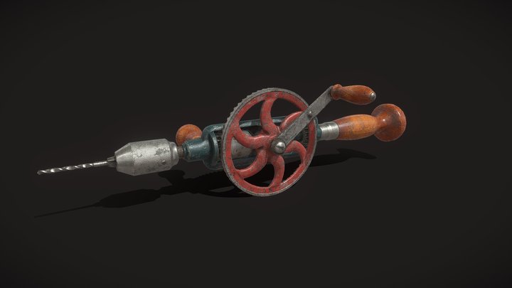 DAE Millers Falls No. 980 Drill 3D Model