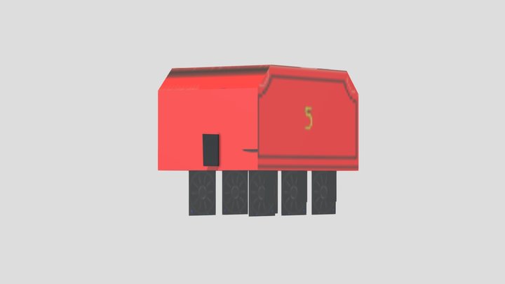 Thomas-and-friends-james-tender-ds 3D Model